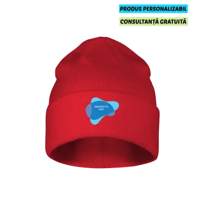 Malfini Caciula Beanie Unisex Rosu Personalizata