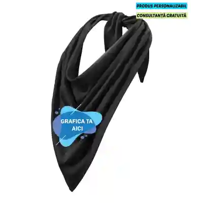 Malfini Esarfa Unisex Negru Personalizata