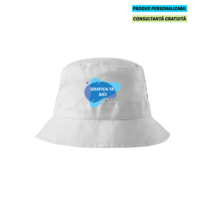 Malfini Palarie Unisex Alb Clasic Personalizata