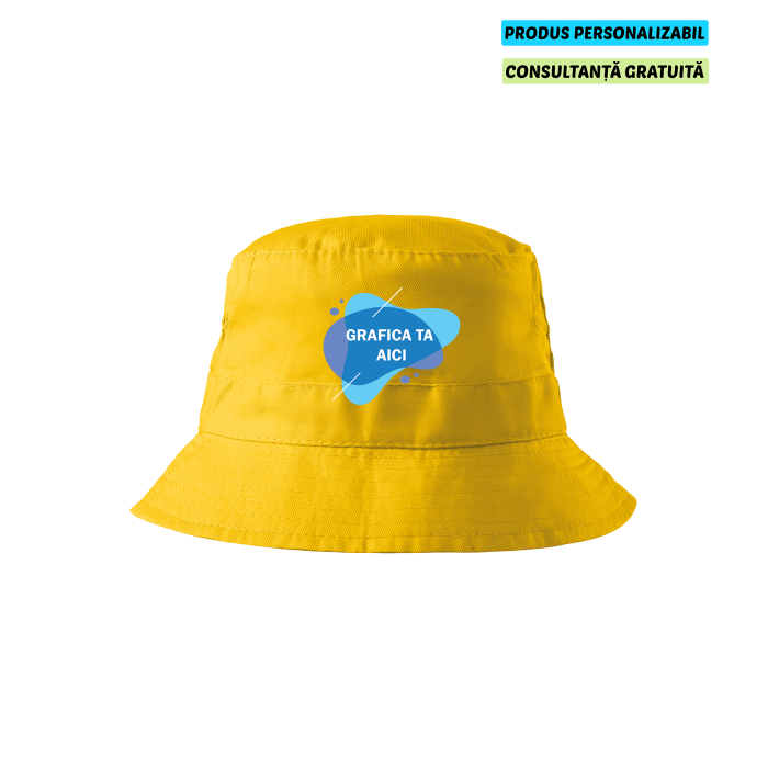 Malfini Palarie Unisex Galben Clasic Personalizata