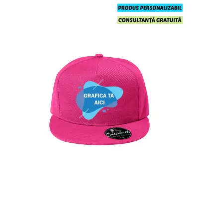 Malfini Sapca Unisex Roz Rap 5P Personalizata