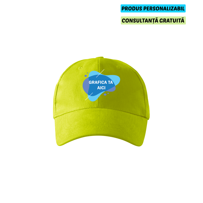 Malfini Sapca Copii Lime 6P Personalizata