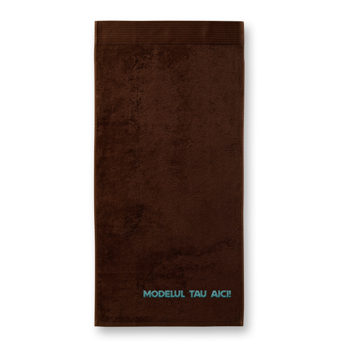 Prosop Unisex Cafeniu Bamboo Personalizat