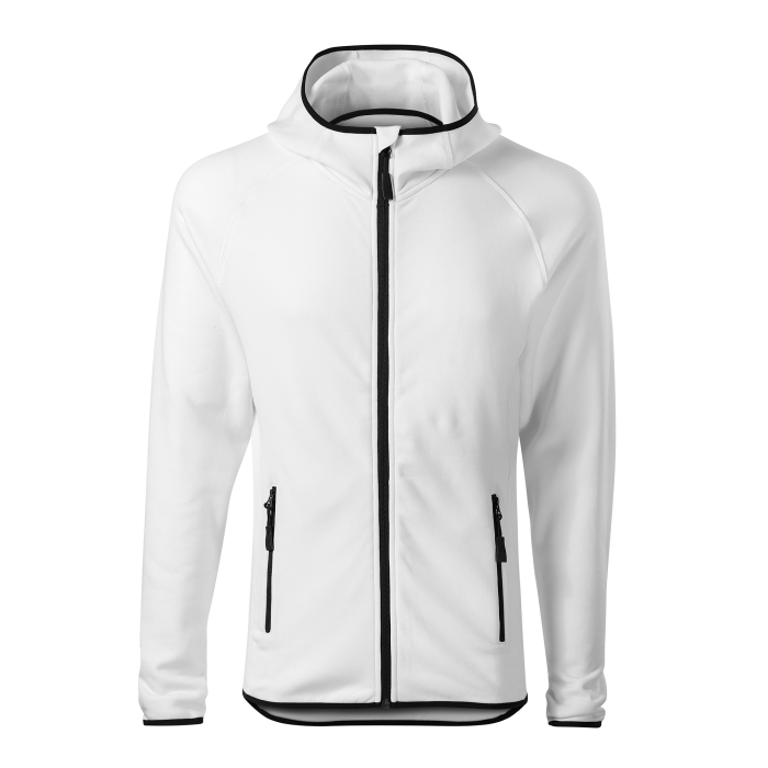 Malfini Hanorac Stretch fleece Barbat Alb