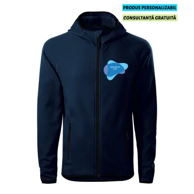 Malfini Hanorac Stretch fleece Barbat Bleumarine Personalizat