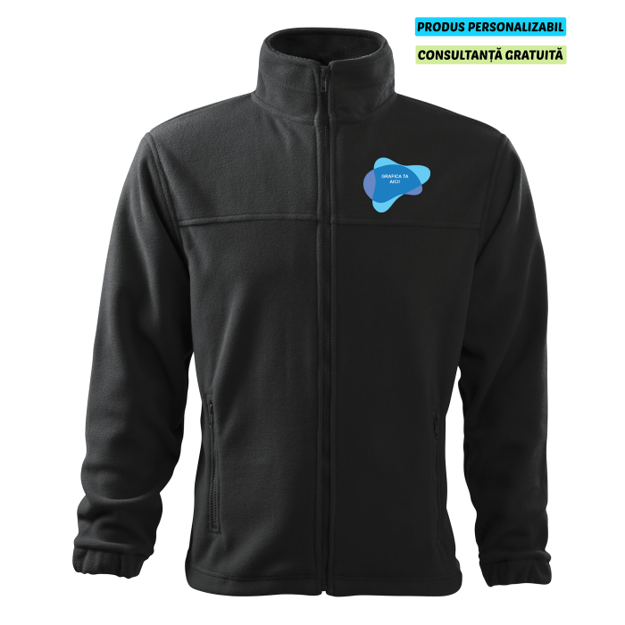 Rimeck Jacheta Fleece Barbat Antracit Personalizata