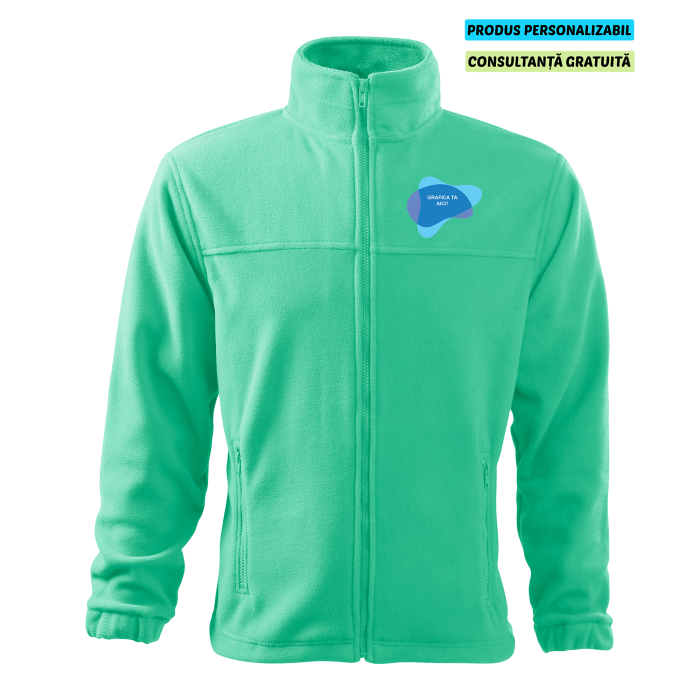 Rimeck Jacheta Fleece Barbat Verde menta Personalizata