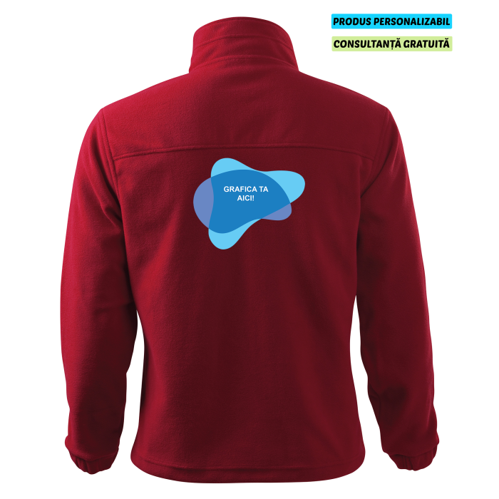 Rimeck Jacheta Fleece Barbat Rosu marlboro Personalizata