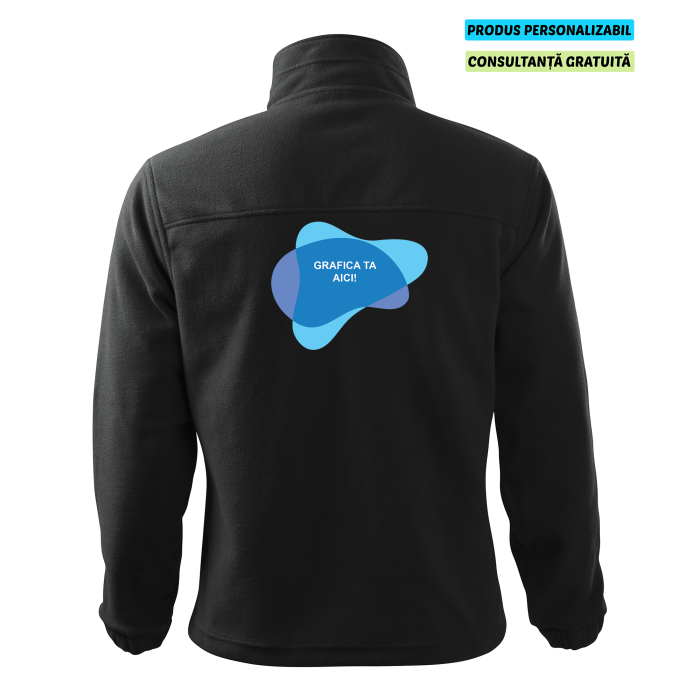 Rimeck Jacheta Fleece Barbat Antracit Personalizata