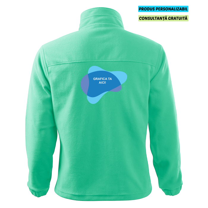 Rimeck Jacheta Fleece Barbat Verde menta Personalizata