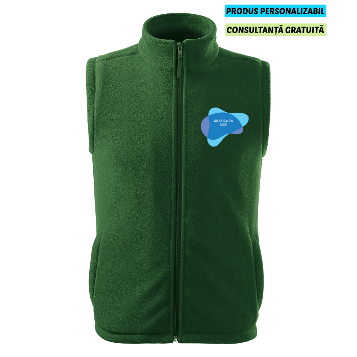 Rimeck Vesta Fleece Next Unisex Verde Personalizata