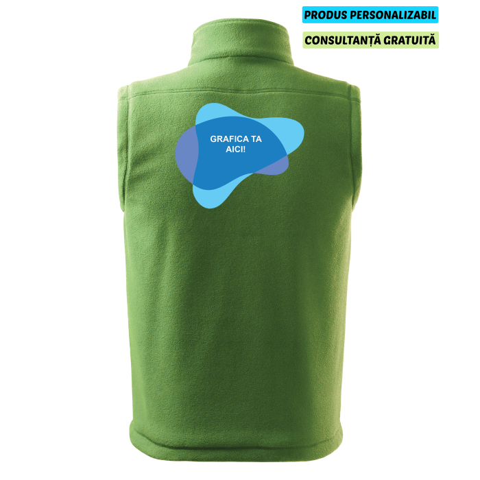 Rimeck Vesta Fleece Next Unisex Verde iarba Personalizata