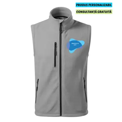 Malfini Vesta Fleece Exit Unisex Gri cenusiu Personalizata