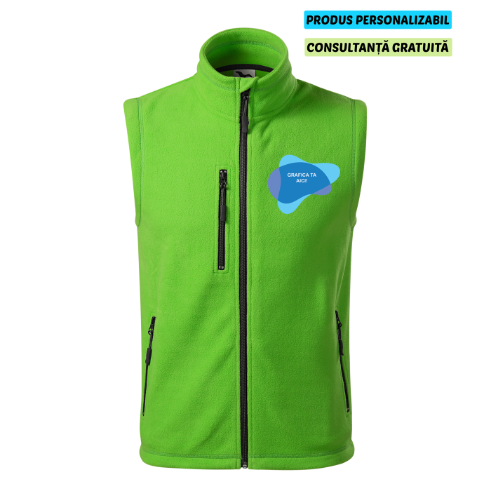 Malfini Vesta Fleece Exit Unisex Verde mar Personalizata