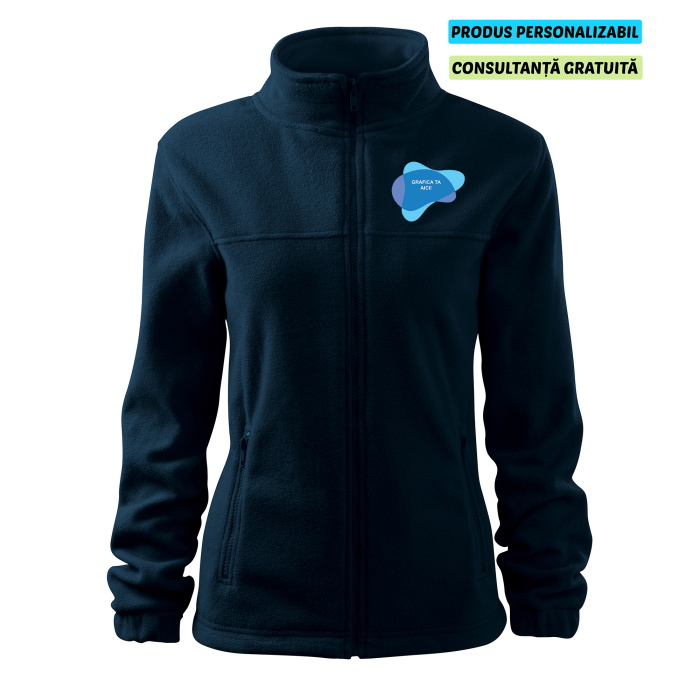 Rimeck Jacheta Fleece Dama Bleumarine Personalizata