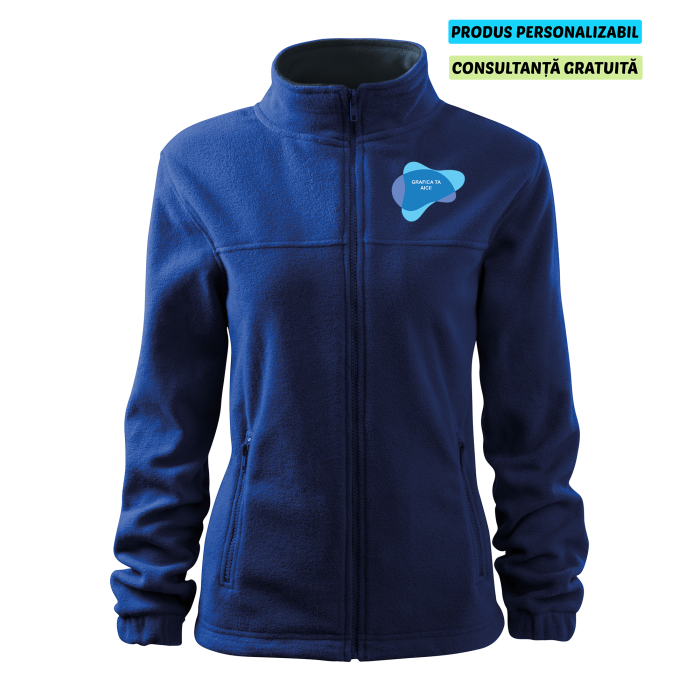 Rimeck Jacheta Fleece Dama Albastru regal Personalizata