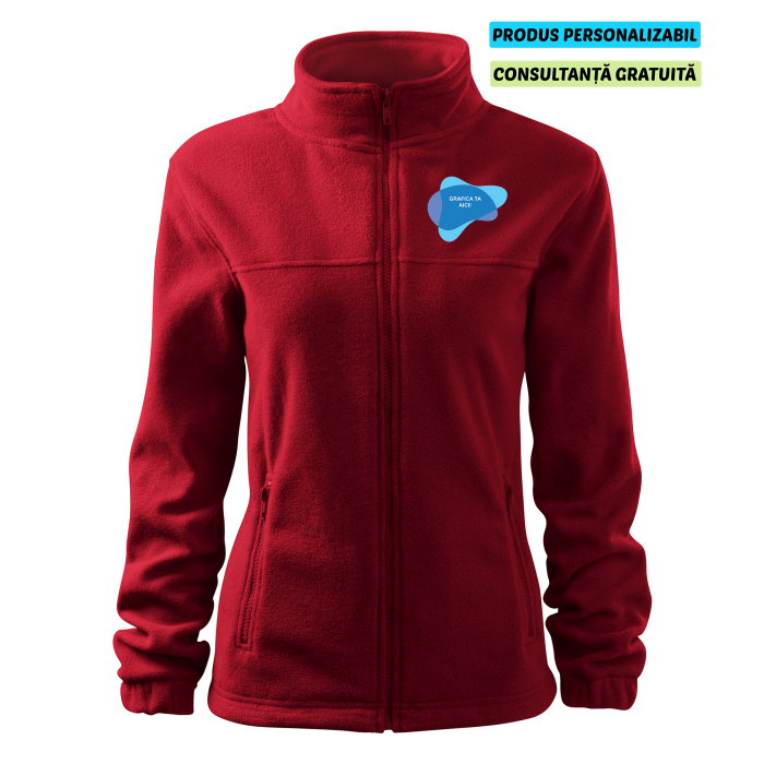 Rimeck Jacheta Fleece Dama Rosu marlboro Personalizata