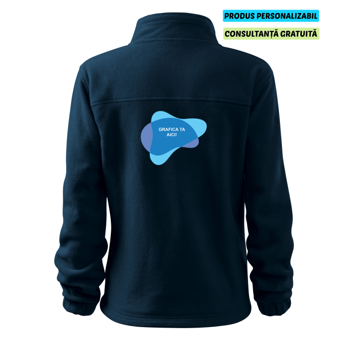 Rimeck Jacheta Fleece Dama Bleumarine Personalizata