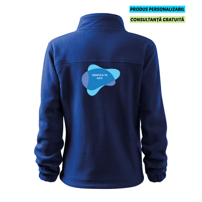 Rimeck Jacheta Fleece Dama Albastru regal Personalizata