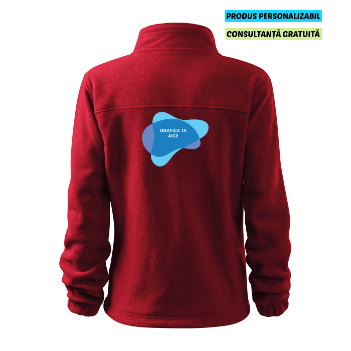 Rimeck Jacheta Fleece Dama Rosu marlboro Personalizata