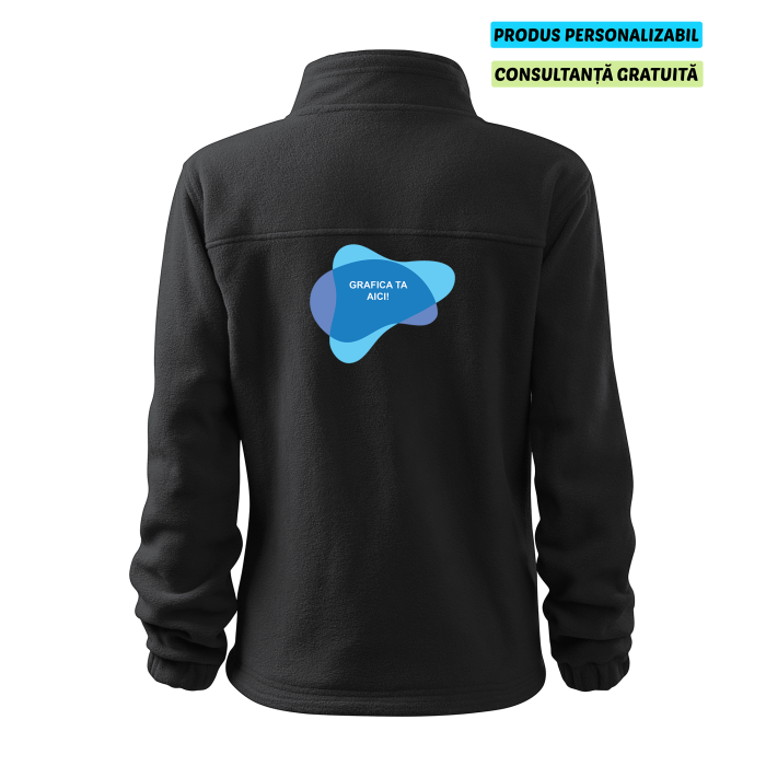 Rimeck Jacheta Fleece Dama Antracit Personalizata