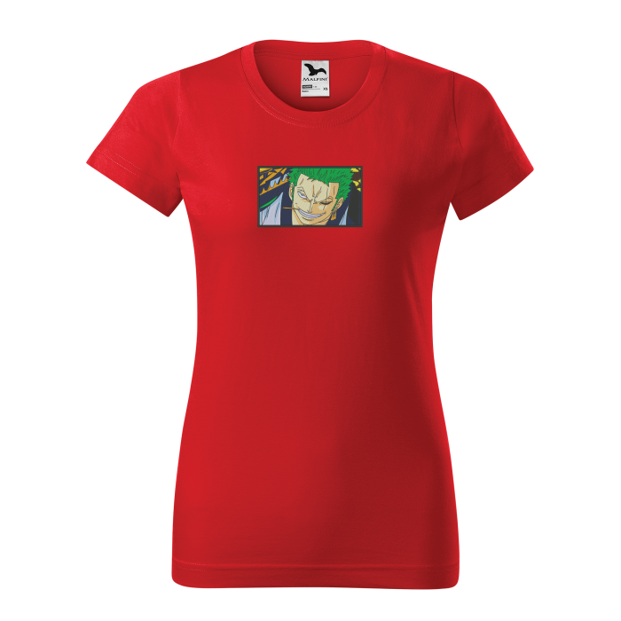 Malfini Tricou Dama Rosu Zoro Brodat