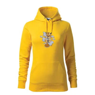 Malfini Hanorac Dama Galben Appa Cloud Brodat