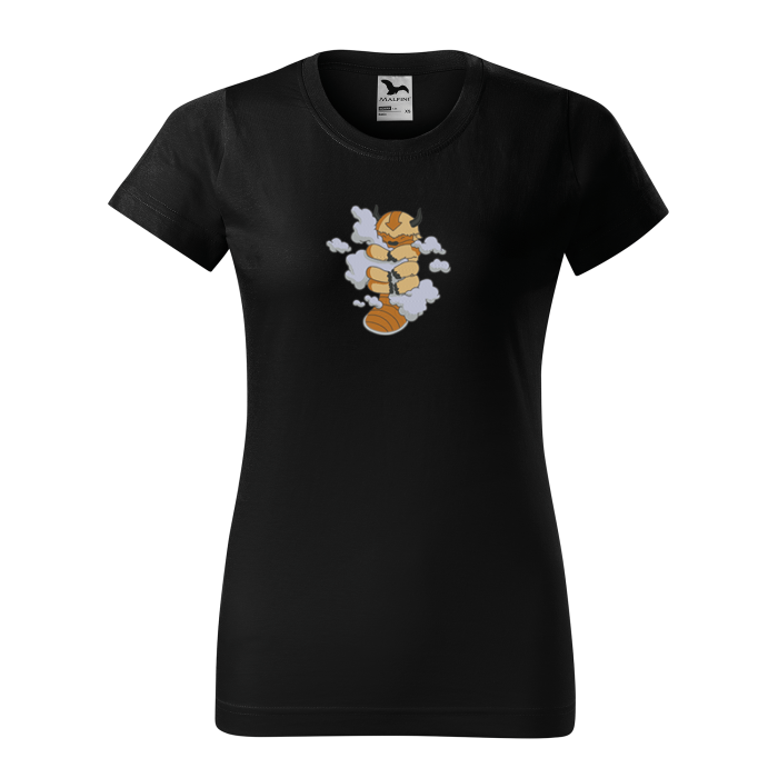 Malfini Tricou Dama Negru Appa Cloud Brodat