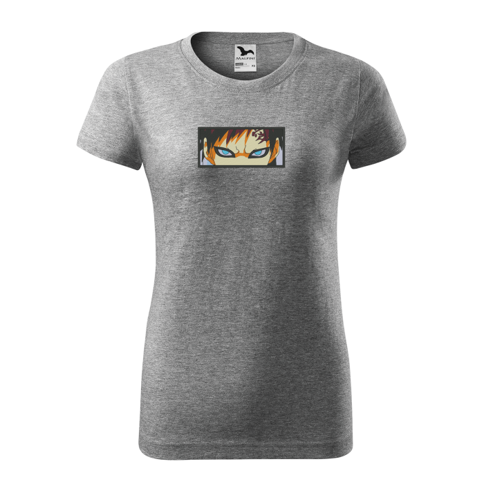 Malfini Tricou Dama Gri inchis Gaara Brodat