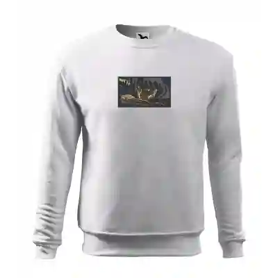 Malfini Bluza Barbat Alb Levi Brodat