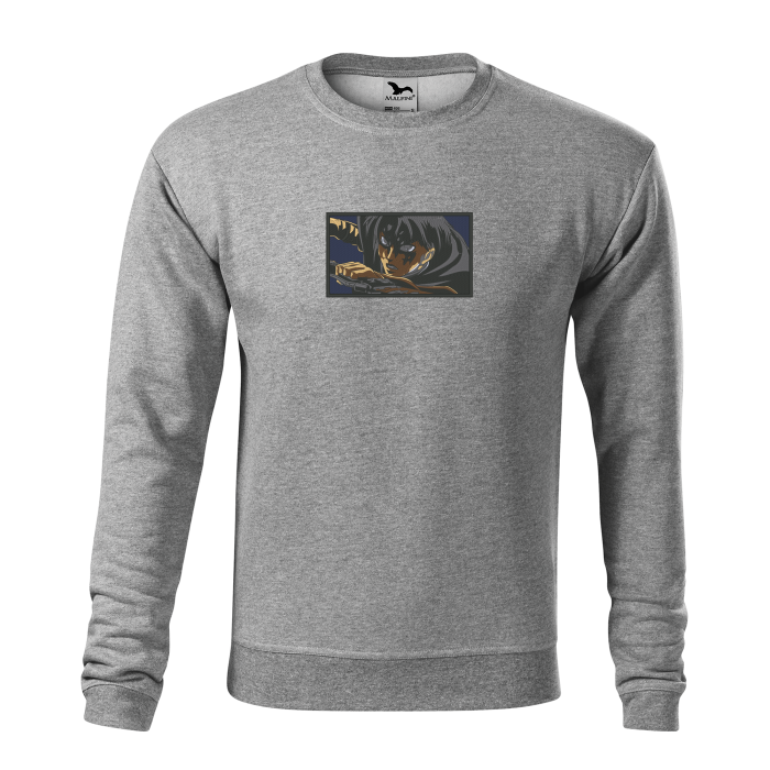 Malfini Bluza Barbat Gri inchis Levi Brodat Malfini Bluza Barbat Gri inchis Levi Brodat