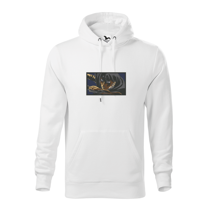 Malfini Hanorac Barbat Alb Levi Brodat