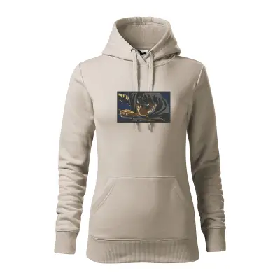 Malfini Hanorac Dama Gri ice Levi Brodat