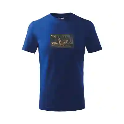 Malfini Tricou Copii Albastru regal Levi Brodat