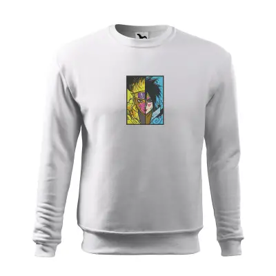 Malfini Bluza Barbat Alb Naruto Brodat