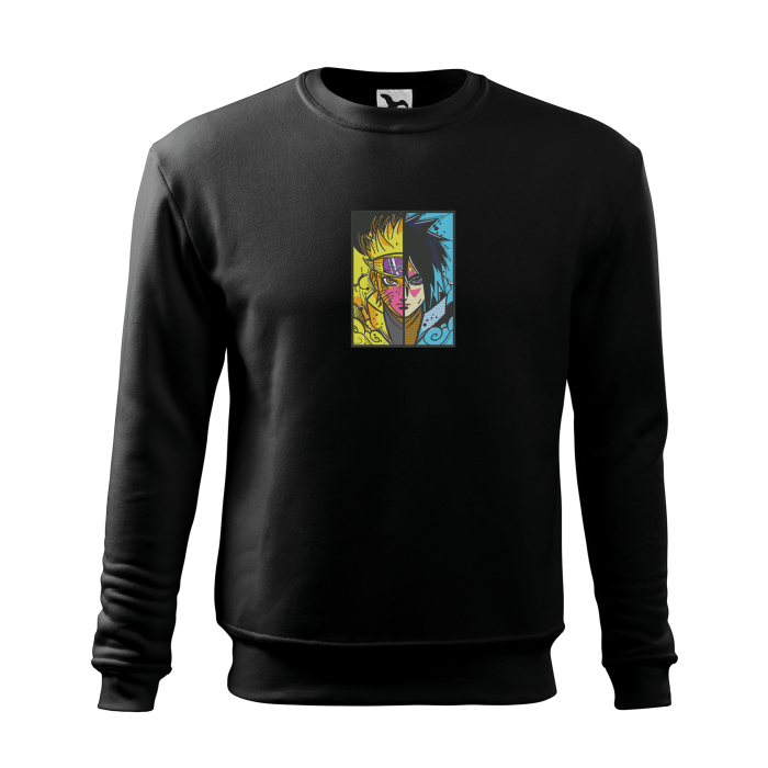 Malfini Bluza Barbat Negru Naruto Brodat