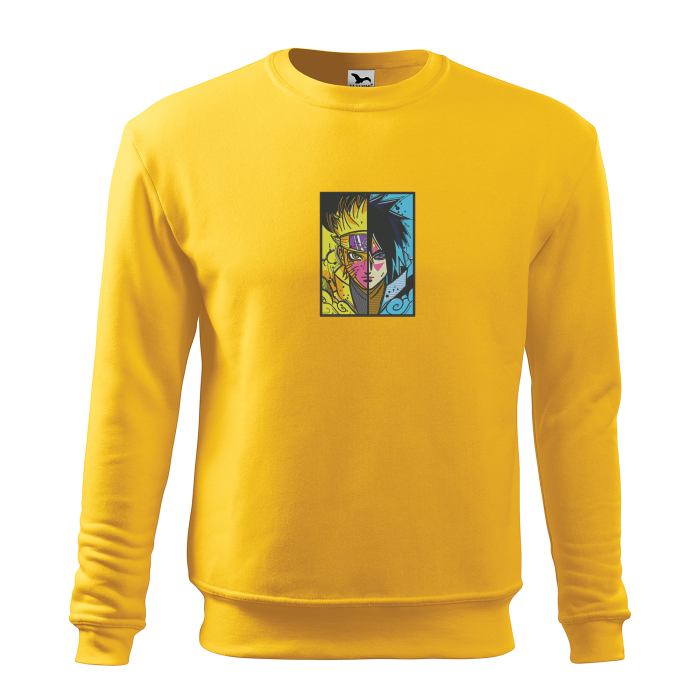 Malfini Bluza Barbat Galben Naruto Brodat