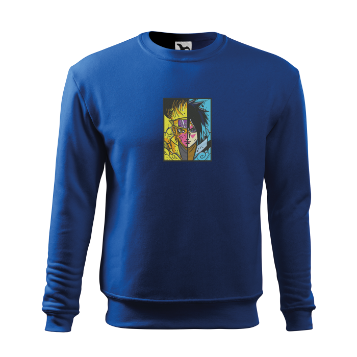 Malfini Bluza Barbat Albastru regal Naruto Brodat