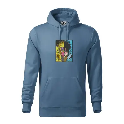 Malfini Hanorac Barbat Denim Naruto Brodat