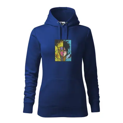 Malfini Hanorac Dama Albastru regal Naruto Brodat