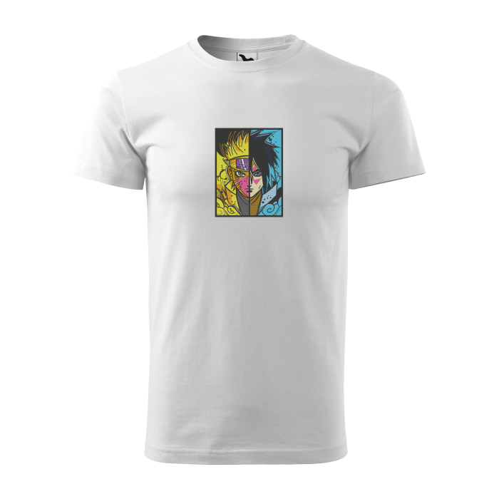 Malfini Tricou Barbat Alb Naruto Brodat