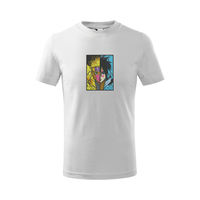 Malfini Tricou Copii Alb Naruto Brodat