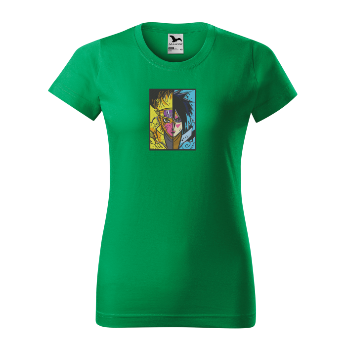 Malfini Tricou Dama Verde Naruto Brodat