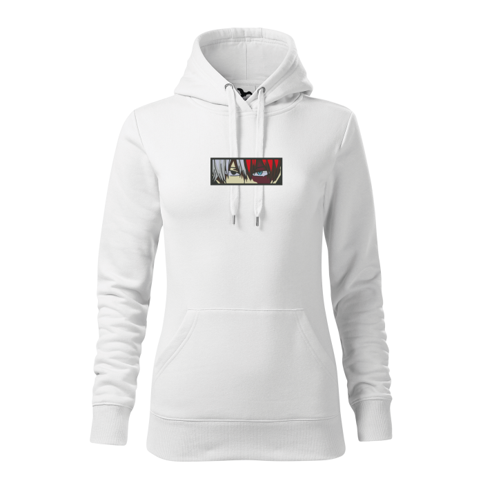 Malfini Hanorac Dama Alb Shoto Todoriki Brodat