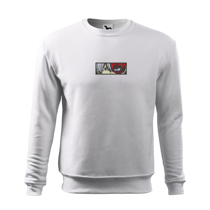 Malfini Bluza Barbat Alb Shoto Todoriki Brodat