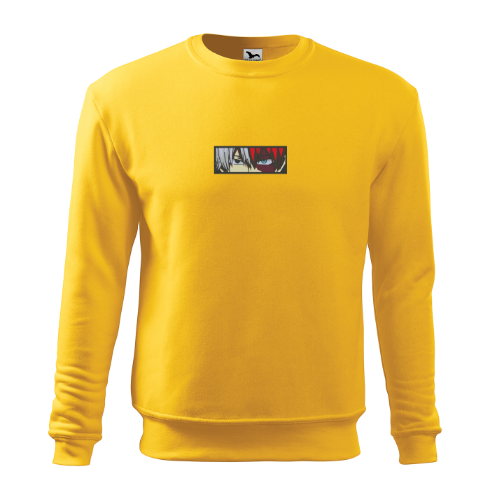 Malfini Bluza Barbat Galben Shoto Todoriki Brodat