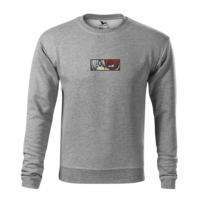 Malfini Bluza Barbat Gri inchis Shoto Todoriki Brodat