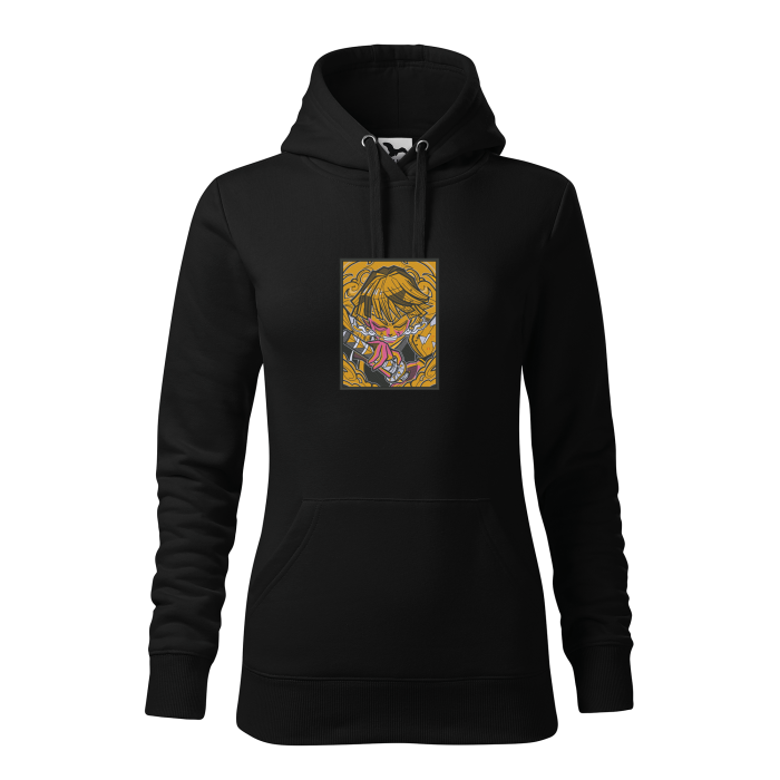 Malfini Hanorac Dama Negru Zenitsu Brodat