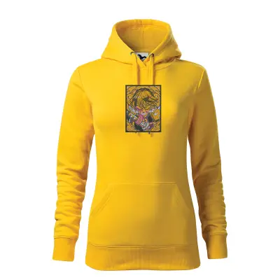 Malfini Hanorac Dama Galben Zenitsu Brodat