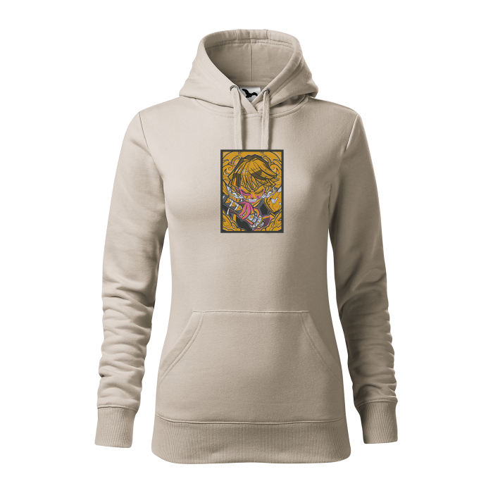 Malfini Hanorac Dama Gri ice Zenitsu Brodat